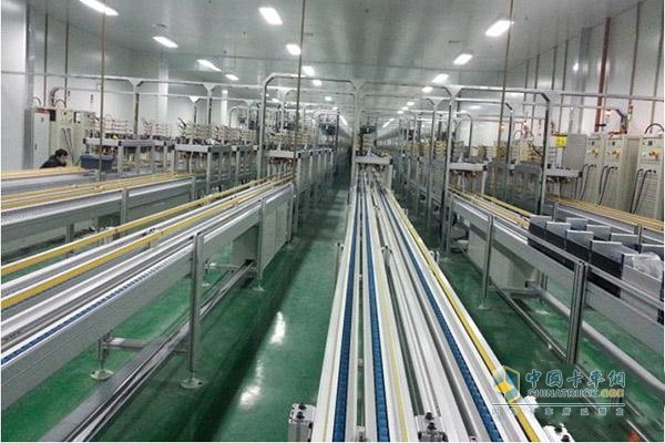 Three-way power battery fully automated production line