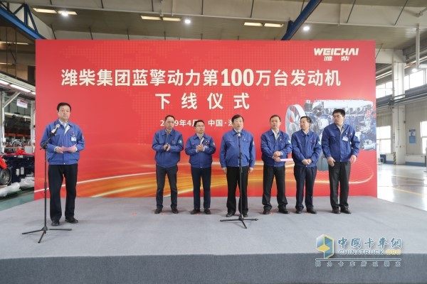 In March 2019, the production and sales of Weichai engine exceeded 100,000 units.