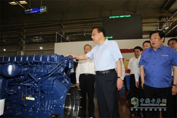 Li Keqiang, member of the Standing Committee of the Political Bureau of the CPC Central Committee and Premier of the State Council, visited Weichai