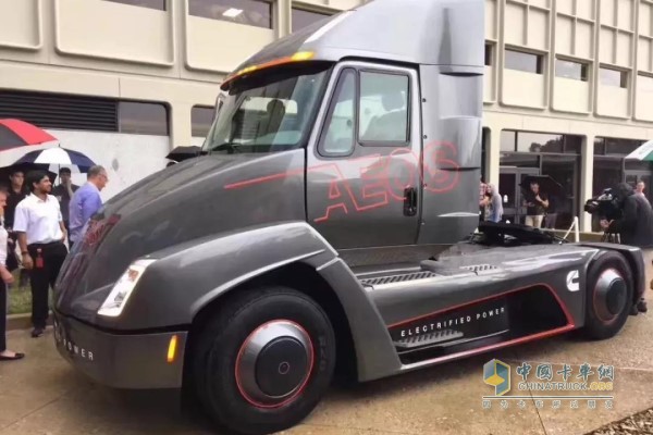 Cummins electric powertrain installed on a prototype seven-level "urban hauler" electric truck