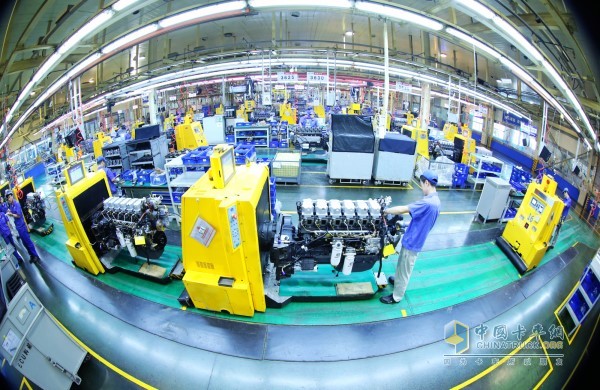Weichai intelligent manufacturing production line