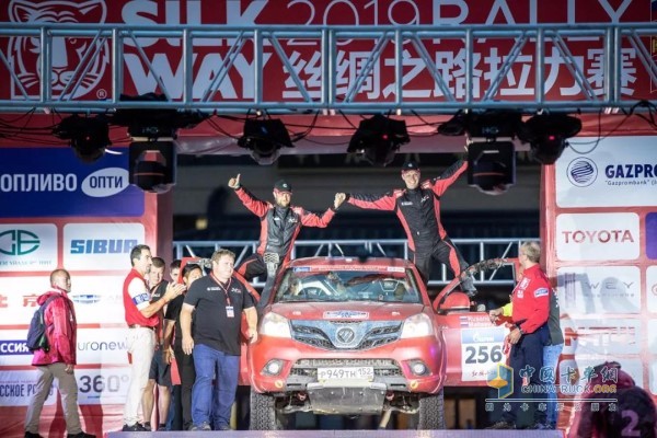 Foton Cummins off-road rally team finally won the second place in the T2 group