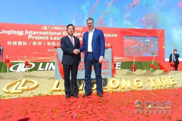 The Serbian factory was laid in March 2019 to become the first tire company in China to build a factory in Europe.