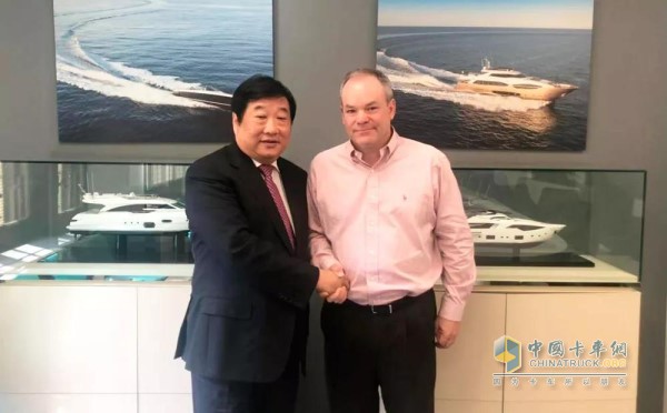 Tan Xuguang met with David Johnson, CEO of Westport Group