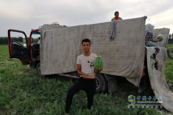 Heavy truck light truck with watermelon from Dulwich engine