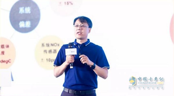Zhang Mingguang, chief engineer of Foton Cummins light engine, introduced the F series engine