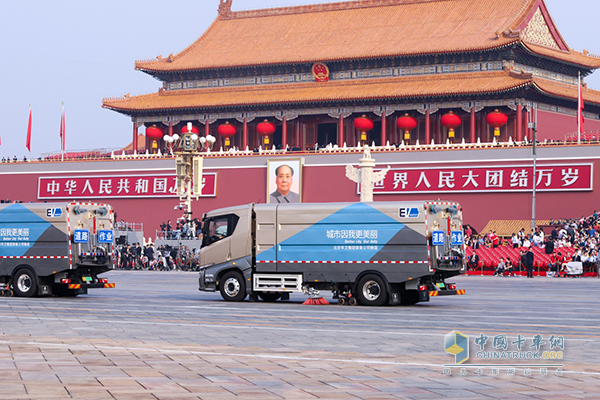 BYD's new T8 pure electric sweeper provides a solid guarantee for the 70th anniversary of the pavement cleaning work