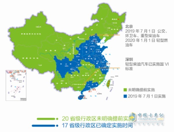 Light vehicle country six emission standard