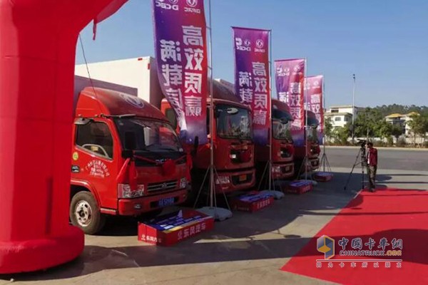 The Dongfeng Dolly D9 and D12 models powered by Cummins