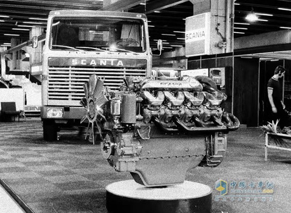 Scania V8 debuted at the IAA Motor Show in Germany in 1969