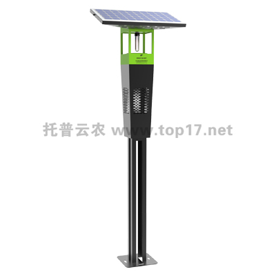 Wind suction solar insecticidal lamp