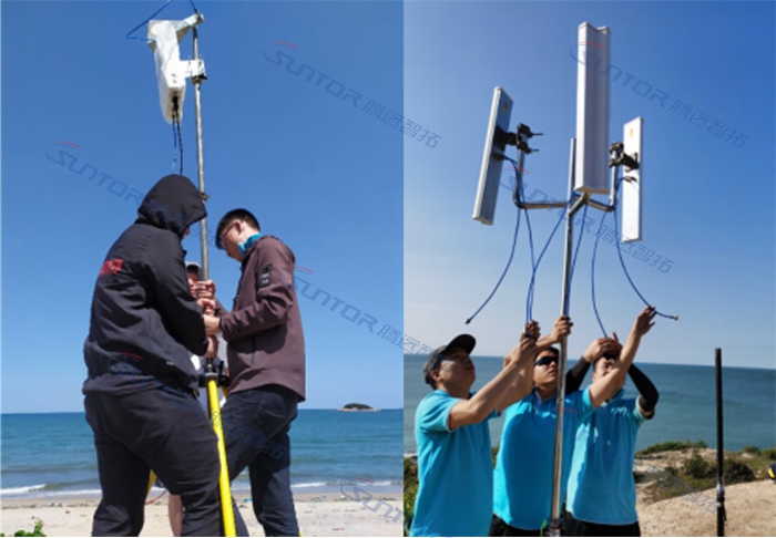 Wireless transmission equipment installation
