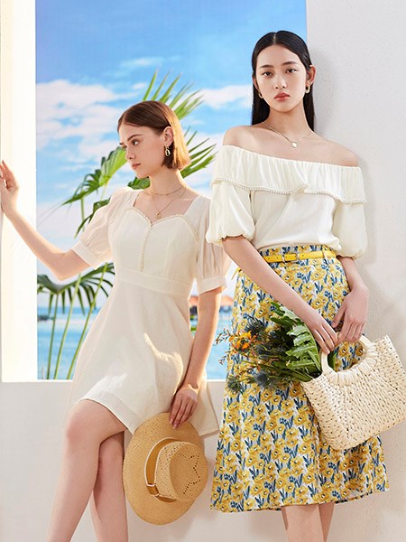 Baitu women's clothing, fresh and elegant summer outfit pictures