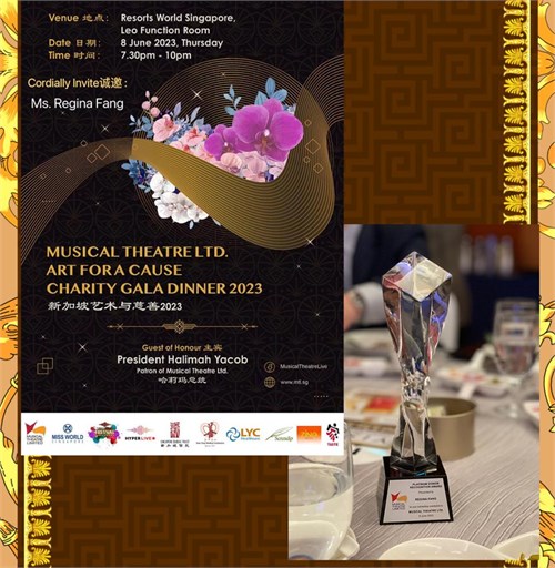 New York & Rare Regina founder won the award from Singapore President