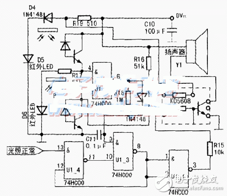 Intrusion alarm control circuit design explanation