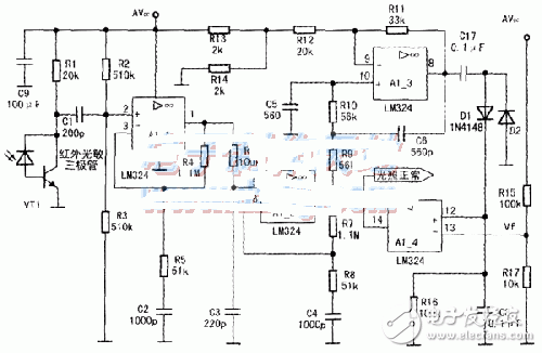 Intrusion alarm control circuit design explanation