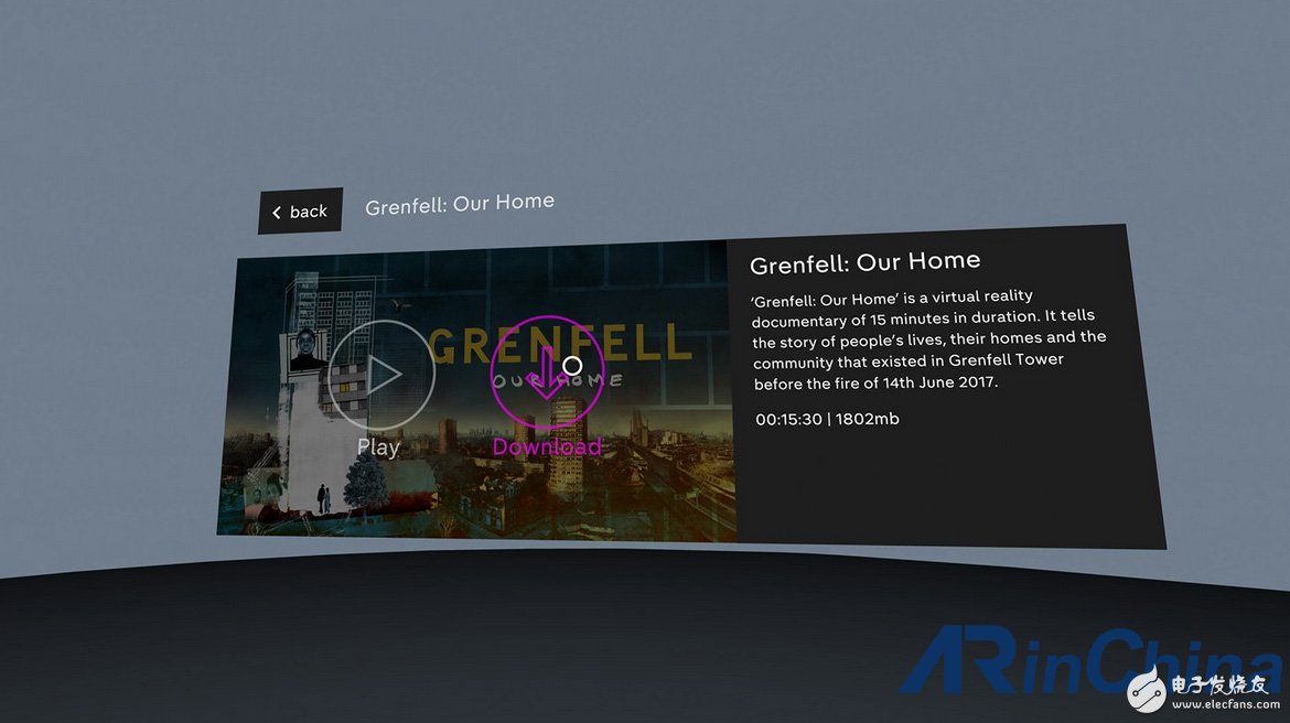 Channel 4 launched a new platform for VR content, including the documentary "Grenfell: Our Home"