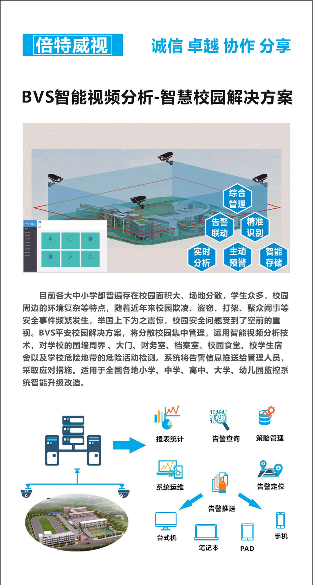 Safe Campus | Smart Campus | BVS Intelligent Video Analysis Ping An Campus Solution | Wuhan Better Vision System Co., Ltd.