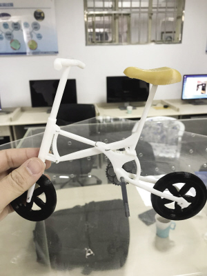 3D printing bicycles are more convenient for vertical folding (figure)