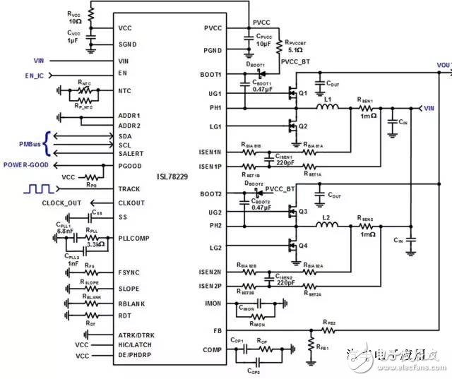 How to efficiently generate high voltage power rails in automotive applications