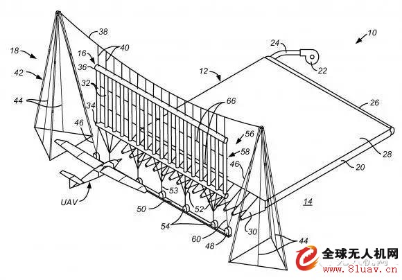 The principle of UAV collision net recycling technology