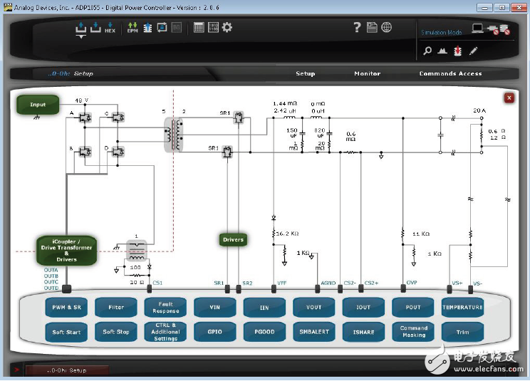 Digital power graphical user interface