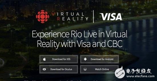 You only see 1% and 99% in the VR at the Rio Olympics?