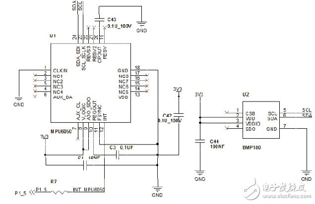 Design of wearable system based on MEMS six-axis sensor