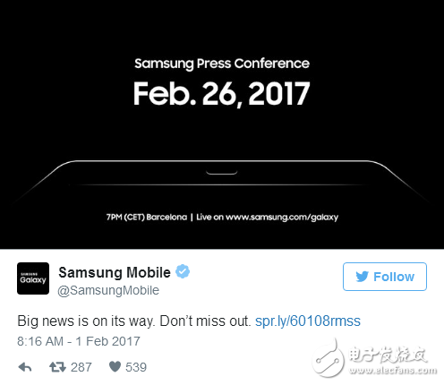 Samsung S8 continues to hang appetite