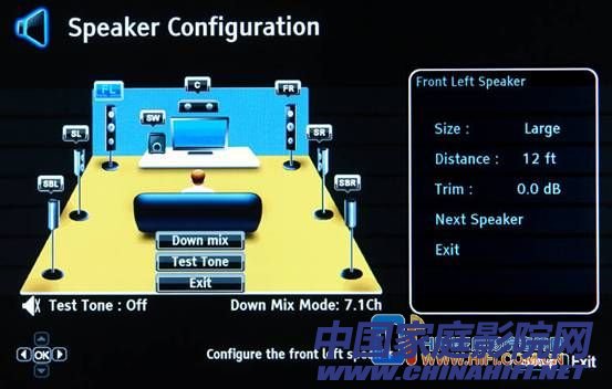 7.1 theater layout