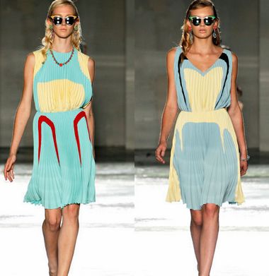 2012 Spring/Summer Trend Analysis Accordion pleated heavy lakes (Figure 1) 2012春å¤è¶‹åŠ¿è§£æž æ‰‹é£Žç´è¤¶é‡å‡ºæ±Ÿæ¹–(图1)