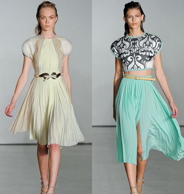 2012 Spring/Summer Trend Analysis Accordion Folds Out of the Lake (Figure 3) 2012春å¤è¶‹åŠ¿è§£æž æ‰‹é£Žç´è¤¶é‡å‡ºæ±Ÿæ¹–(图3)