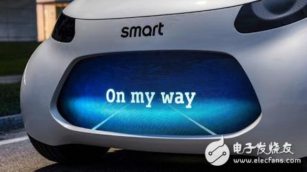 Smart first driverless car concept map will be officially displayed in early September