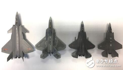 Detailed explanation of pictures; comparison of four stealth fighters between China and the United States