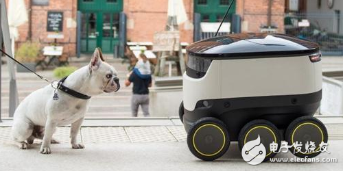 With the drone to send a courier, London street express robots debut, who is the winner?