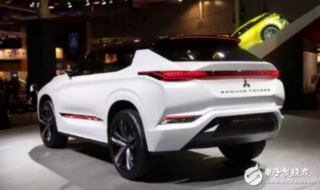 The Mitsubishi GT-PHEV concept car is full of 7 seats, and it is very eye-catching after its appearance.