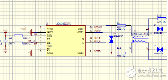 Adm2483 function and application circuit