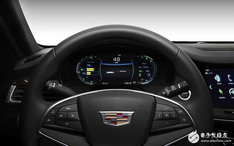 Cadillac's latest flagship model mixed version of the Los Angeles Auto Show debut pure electric life 48km