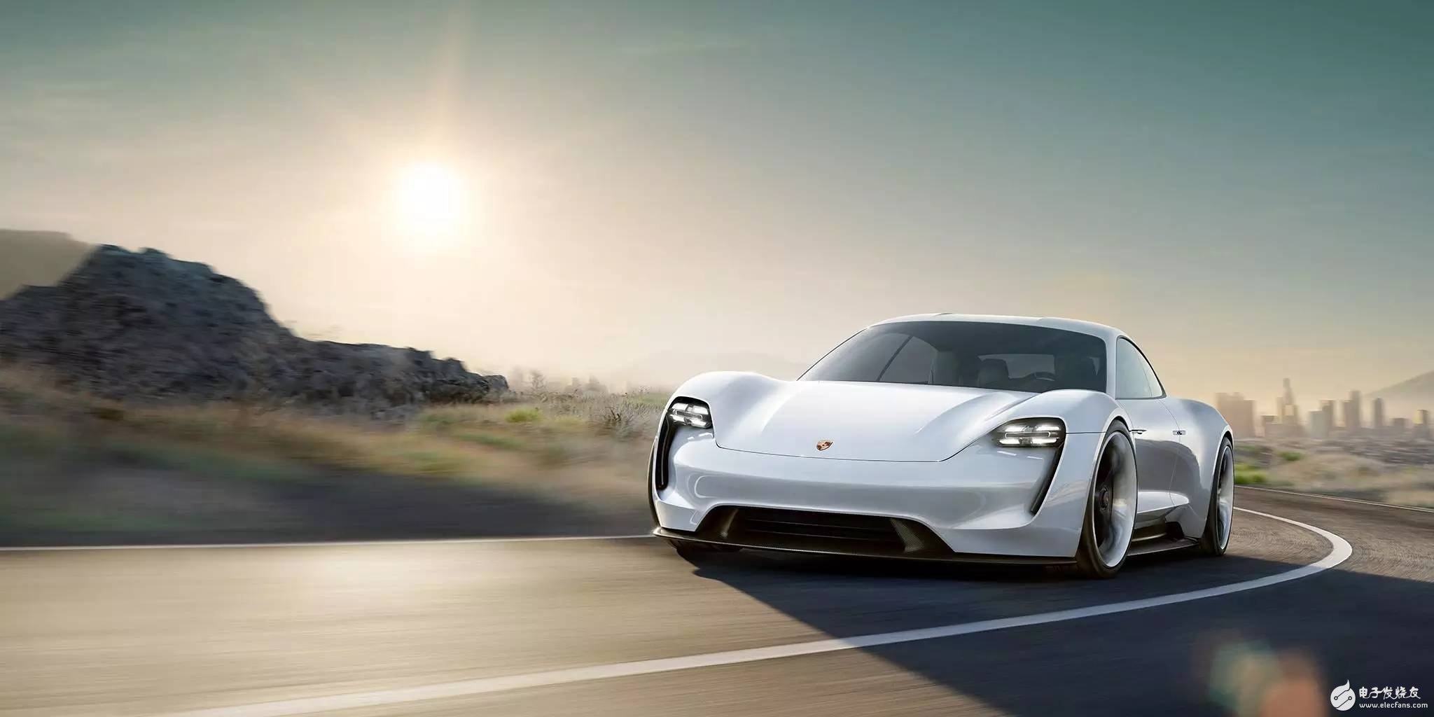 Porsche MissionE will be launched in 2019. 800V charging port can charge 80% of electricity in 15 minutes.