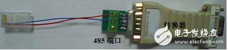 RS485 communication line production, connection operation instructions