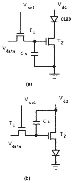 Two-tube TFT drive circuit