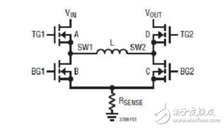 High-efficiency synchronous buck-boost power supply design based on LTC3789 chip