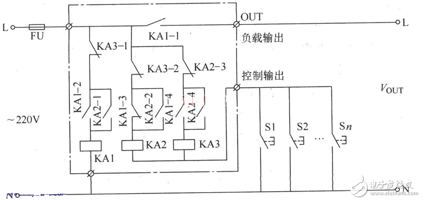 Multi-ground control switch circuit