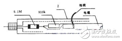 Homemade oscilloscope probe