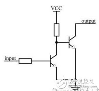 Open collector output and open drain output