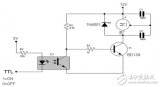 Photoelectric coupling DC control circuit and its application