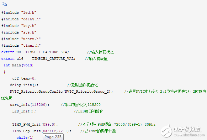 Stm32 timer input capture