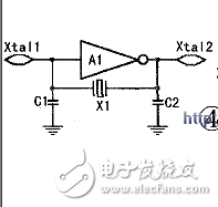 Single chip clock circuit