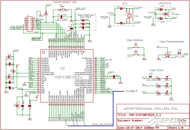 Msp430f5529 schematic