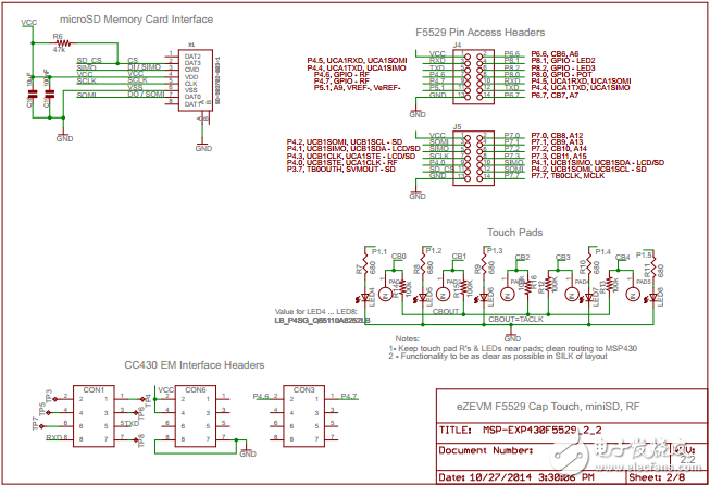 Msp430f5529 schematic